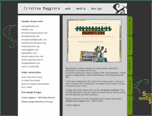 Tablet Screenshot of cristinamaggiora.com